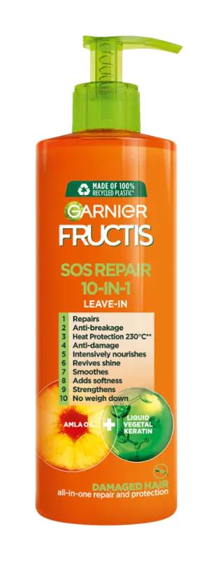 Fructis Bezoplachová vlasová péče 10v1 SOS Repair, 400 ml