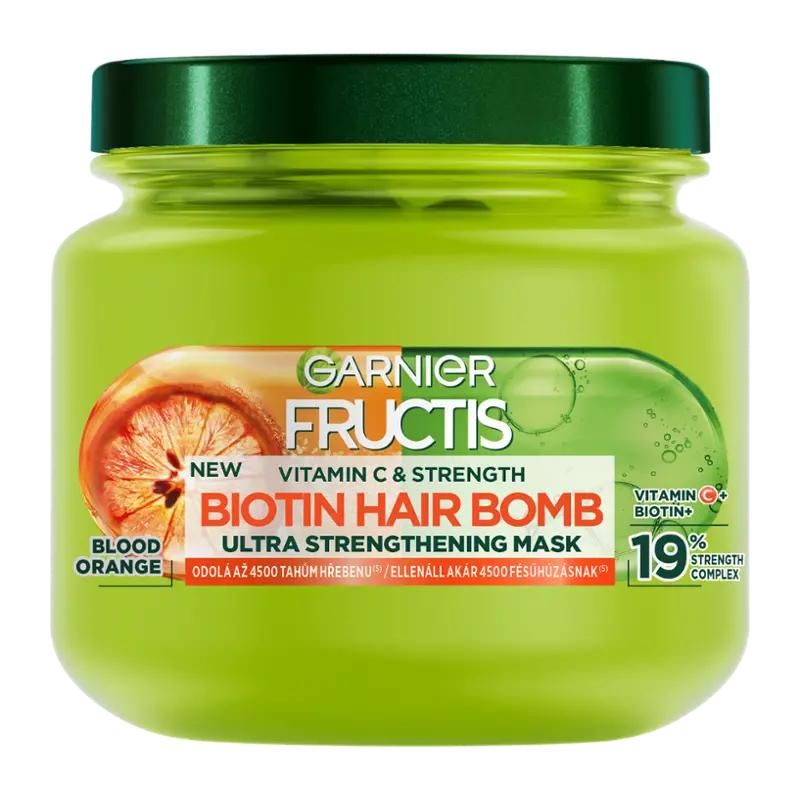 Fructis Maska na vlasy Biotin Hair Bomb, 320 ml