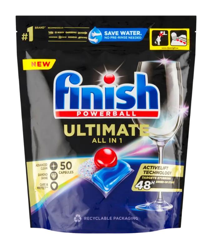 Finish Kapsle do myčky Ultimate All in 1, 50 ks