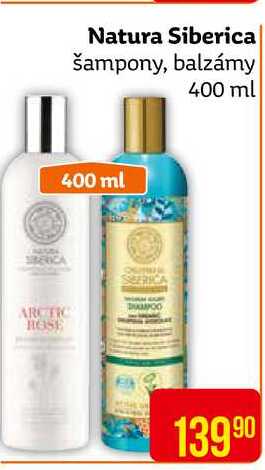 Natura Siberica šampony, balzámy 400 ml 