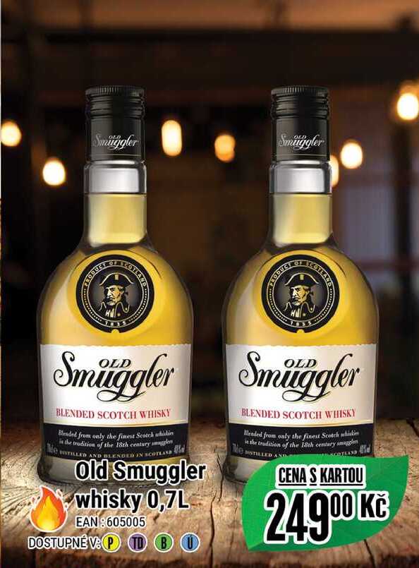 Old Smuggler whisky 0,7L 