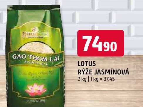 Lotus rýže jasmínová 2kg 