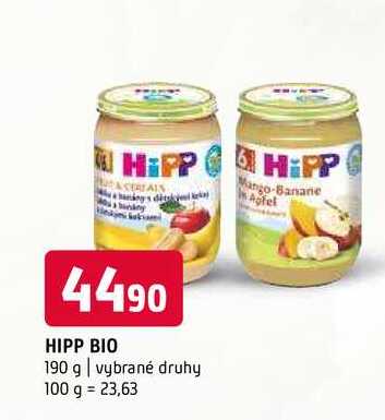 HiPP Bio vybrané druhy 190g