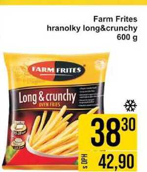 Farm Frites hranolky long&crunchy 600 g 