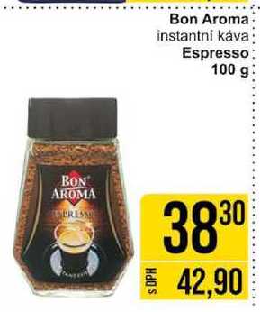 Bon Aroma instantni káva Espresso 100 g v akci