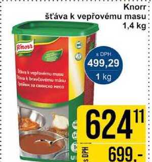 Knorr šťáva k vepřovému masu 1,4 kg