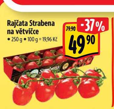 Rajčata Strabena na větvičce 250 g 