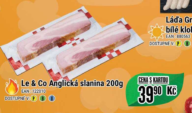 Le & Co Anglická slanina 200g  