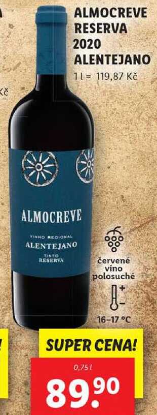 ALMOCREVE RESERVA 2020 ALENTEJANO, 0,75 l