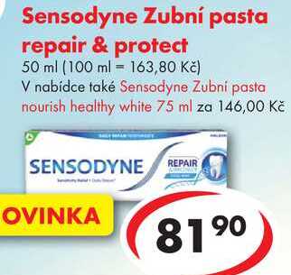 Sensodyne Zubní pasta repair & protect, 50 ml 