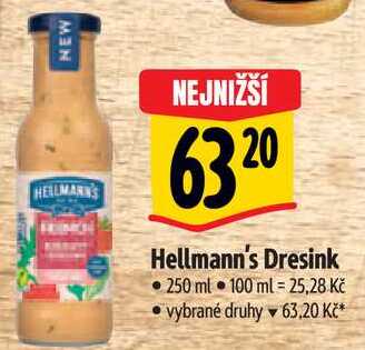 Hellmann's Dresink, 250 ml 