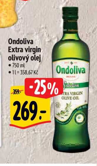Ondoliva Extra virgin olivový olej • 750 ml 