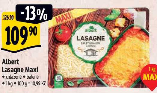 Albert Lasagne Maxi, 1 kg