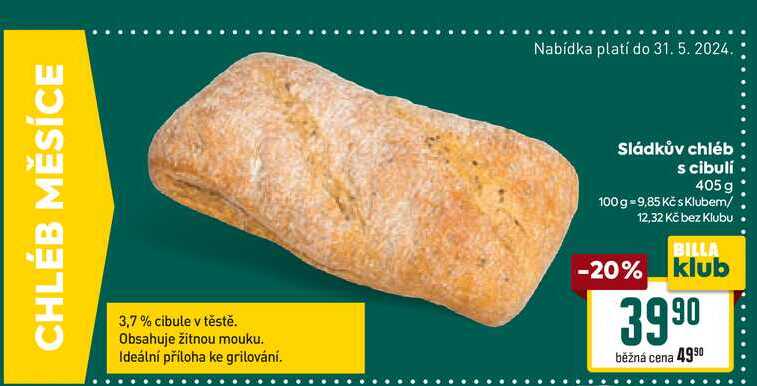 Sládkův chléb s cibuli 405 g