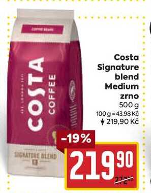 Costa Signature blend Medium zrno 500 g