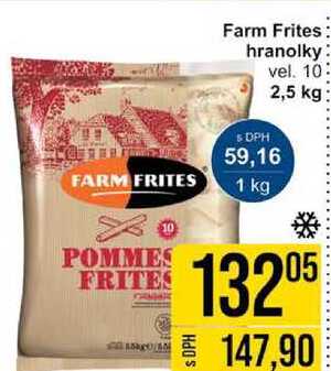Farm Frites hranolky vel. 10 2,5 kg 