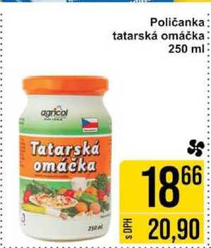 Poličanka tatarská omáčka 250 ml 