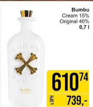 Bumbu Cream 15% Original 40% 0,7l