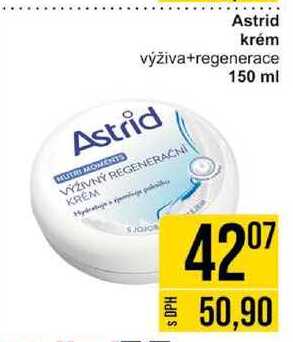 Astrid krém výživa+regenerace Astrid 150ml