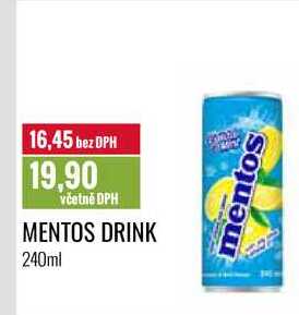 MENTOS DRINK 240ml