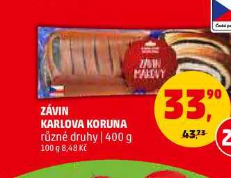 ZÁVIN KARLOVA KORUNA, 400 g 