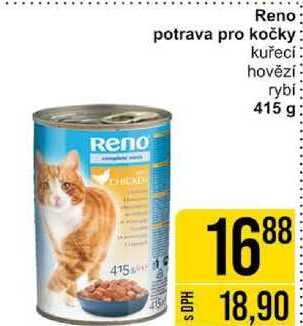 Reno potrava pro kočky kuřecí hovězí rybí 415 g 