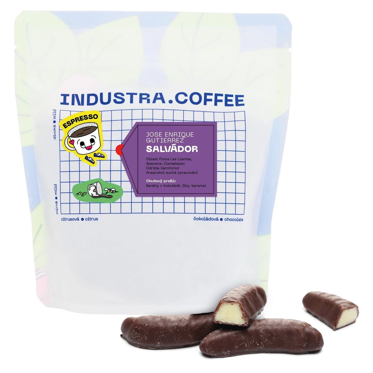 Industra.Coffee Salvádor Jose Enrique Guttierez espresso zrnková káva