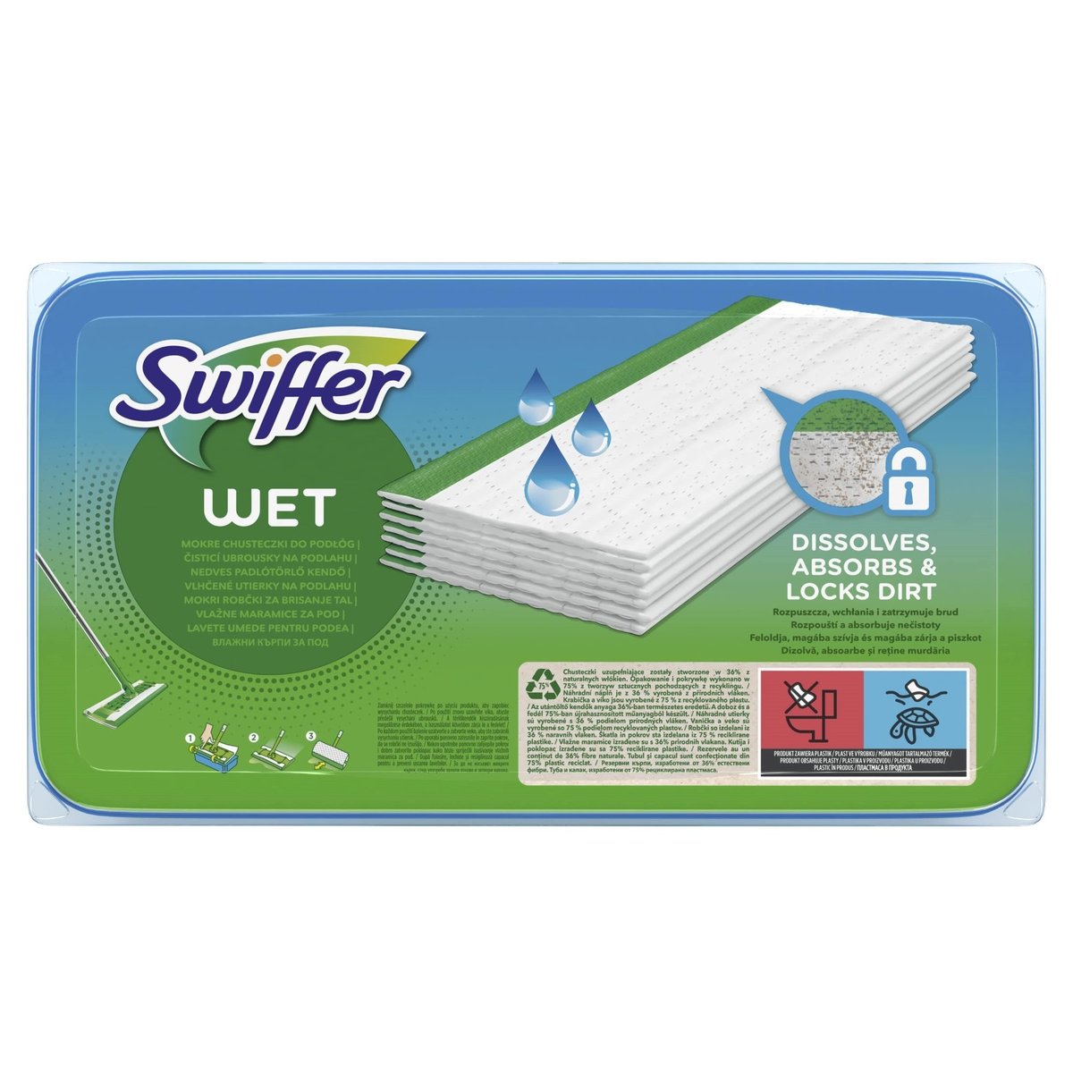 Swiffer Mop – mokré náhrady s citrus fresh vůní