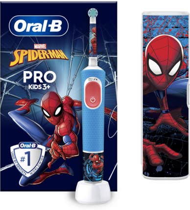 Oral-B el. kartáček Vitality Pro Kids Spiderman + Cestovni pouzdro