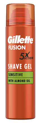 Gillette Fusion Sensitive gel Almond Oil