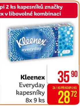 Kleenex Everyday kapesníky 8x 9 ks