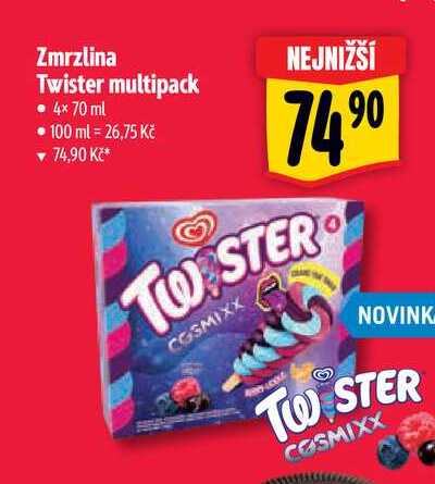 Zmrzlina Twister multipack • 4x 70 ml 