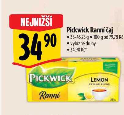  Pickwick Ranní čaj 35-43,75 g 
