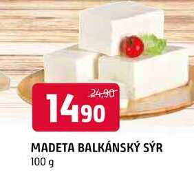 Madeta Balkánský sýr 100g vybrané druhy