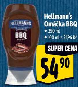Hellmann's Omáčka BBQ, 250 ml 