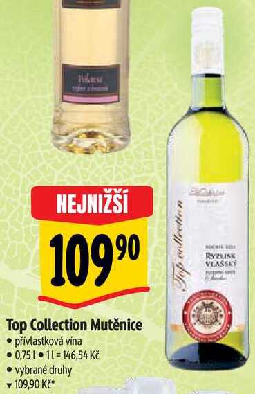Top Collection Mutěnice, 0,75 l