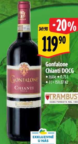 Gonfalone Chianti DOCG, 0,75 l