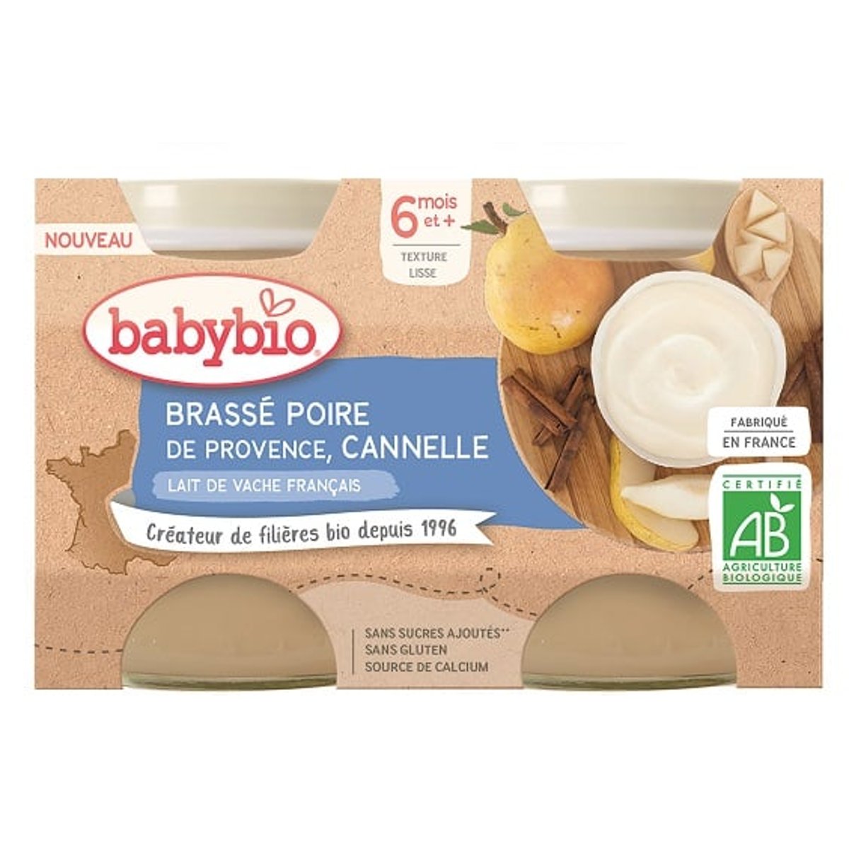 Babybio BIO Brassé hruška skořice