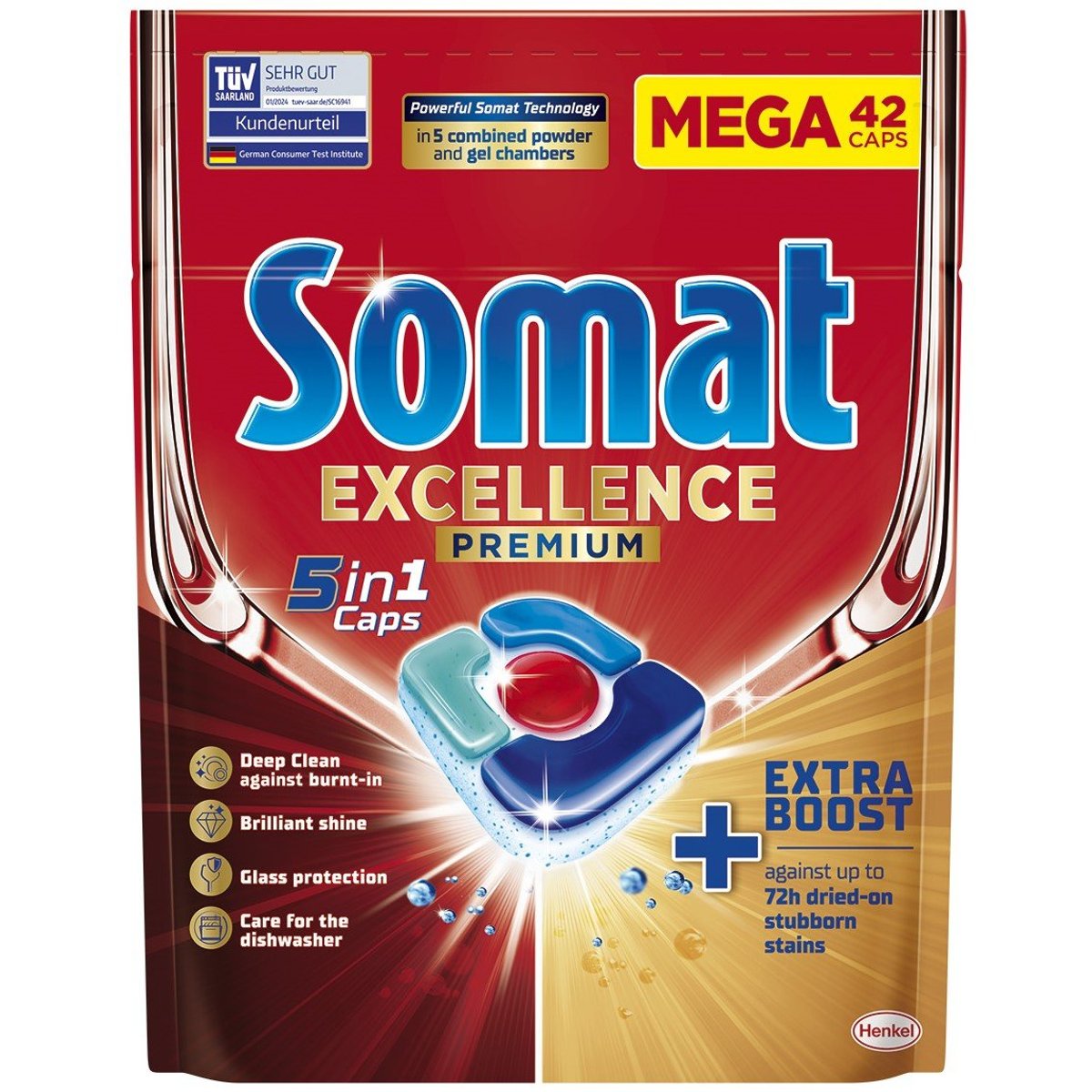 Somat Excellence 5v1 kapsle do myčky nádobí