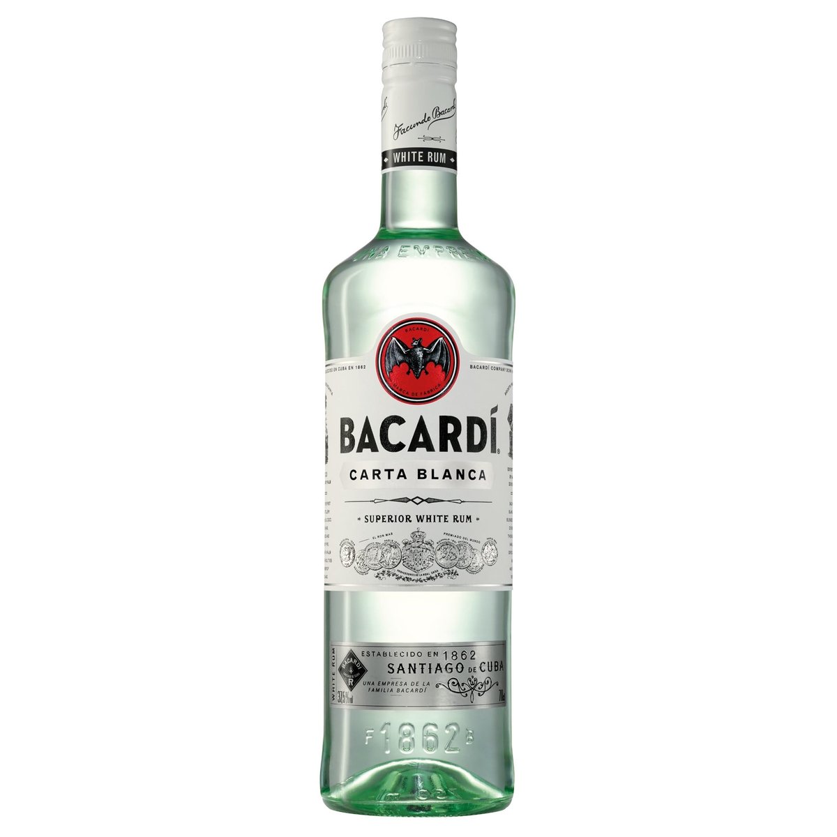 Bacardí Rum Carta Blanca 37,5%