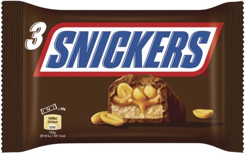 Snickers, Twix, Mars 3-pack, 150 g