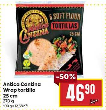 Antica Cantina Wrap tortilla 25 cm, 370 g