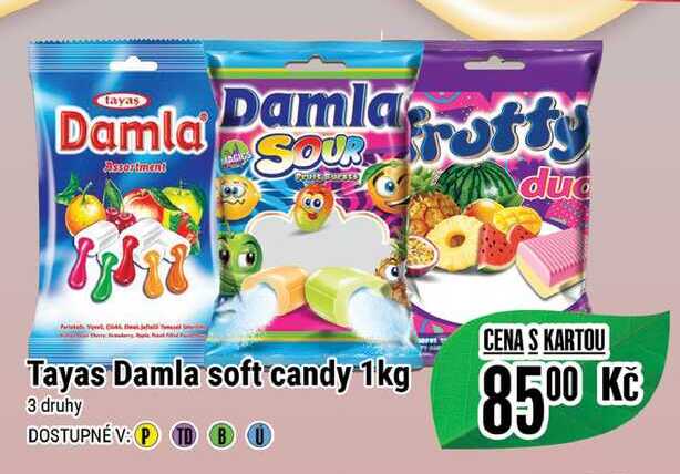 Tayas Damla soft candy 1kg 