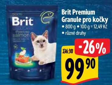 Brit Premium Granule pro kočky, 800 g 