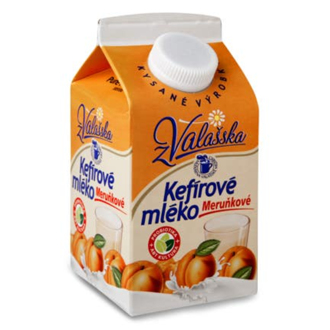 Mlékárna ValMez Kefírové mléko nízkotučné meruňkové