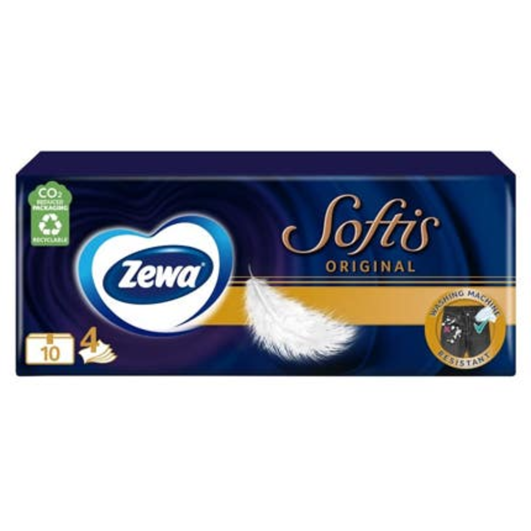 Zewa Softis Standard kapesníky 4 vrstvé