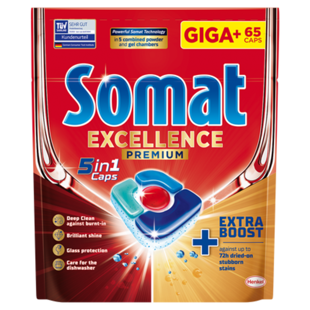 Somat Excellence 5v1 kapsle do myčky