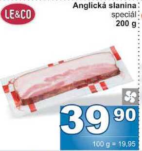 Anglická slanina speciál 200 g