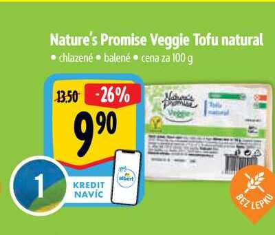 Nature's Promise Veggie Tofu natural  100 g