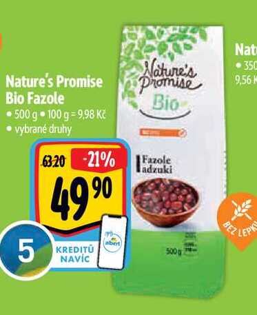   Nature's Promise Bio Fazole 500 g  